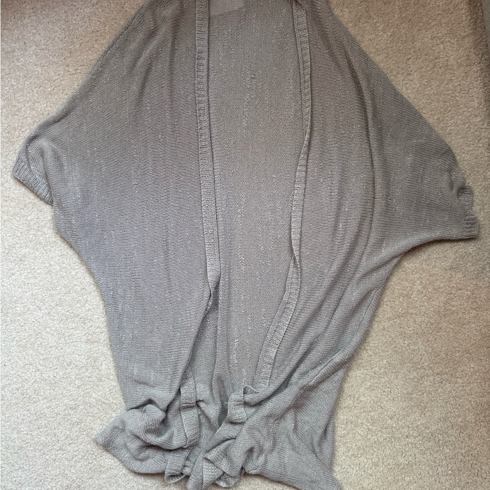 Forever 21 Light Gray Poncho Sweater